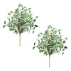 Artificial Ivy Leaf Berry Bushes – Set of 2 – Home Décor
