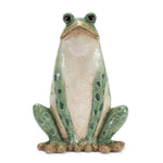 Frog Figurine Set 2 Pieces – Ceramic Garden Statue 10.5"H by Melrose