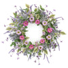 Melrose Mixed Lavender Floral Wreath 22"D