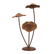 Bronze Iron Mushroom Garden Decor
