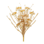 Neutral Beige Faux Floral Bush (Set of 2) – 19" Modern Decor by Melrose
