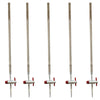 Scientific Lab Glass Burette 20.75 In Height 25 Milliliter Pack of 5 by GSC International Inc.
