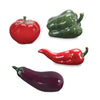 Melrose Ceramic Vegetable Decor (Set of 4)