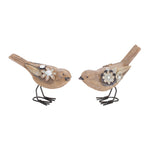 Melrose Floral Bird Figurine (Set of 2)