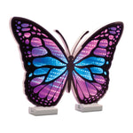 Butterfly LED Tunnel Light Blue and Purple Display – 17" by Melrose