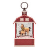 LED Barn Snow Globe with Horse