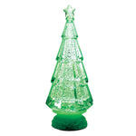 LED Christmas Tabletop Tree 12"H – Green with Timer by Melrose