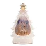 LED Christmas Snow Globe with Church Scene – 12"H by Melrose
