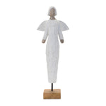 Decorative Angel Sculpture for Shelf or Mantel 18.5"H by Melrose