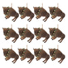 Christmas Bison Ornament – Polyresin Animal Decor – 2.75" H – Indoor Christmas Ornament – by Melrose