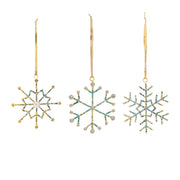 Decorative Snowflake Ornaments Set