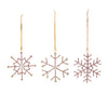 Metal Snowflake Christmas Ornaments