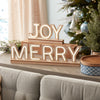 LED Joy and Merry MDF Signs