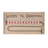 sleeps til christmas sign