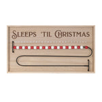Holiday Countdown Wall Sign MDF Wood 20 x 11 Inch Rustic Hanging by Melrose