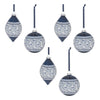 Decorative Blue White Glass