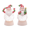 Santa LED Snow Globe Set