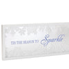 Christmas Wall Decor Sign – 20" x 8.5" Framed Tis the Season to Sparkle by Melrose