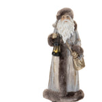 Christmas Holiday Santa Statue – 22" Hooded Resin Decor by Melrose
