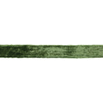 Fringed Raw Edge Velvet Ribbon – Green 2” x 10 Yards Decorative Craft Ribbon by Melrose