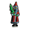 Lighted Acrylic Santa