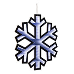 Holiday Snowflake Figure Lighted Acrylic Decor – 23.5in by Melrose