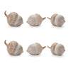 Fall Harvest Tabletop Acorns – Polyresin Design – 4" – Set of 6 by Melrose