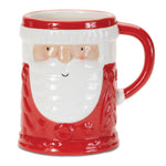 Santa Coffee & Cocoa Mug Set Dolomite 4.5in – Pack of 2 by Melrose