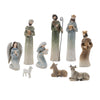 Nativity figurine set resin Christmas tabletop decor