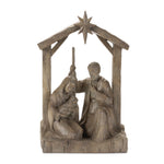 Christmas Faith Inspired Decor Holy Family Resin 12" H Set of 2 by Melrose