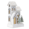 Christmas Indoor Wooden House Accent – LED – 14.5" – By Melrose