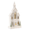 Christmas Indoor Wooden Church Accent – LED – 22.25" – By Melrose