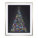 Christmas Decorative Tree Wall Print Framed Holiday Art – 23.75" by Melrose