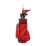 Decorative Golf Bag Glass Ornament Set (12)5.5"H by Melrose