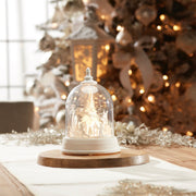 LED Santa sleigh globe