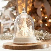 rotating Christmas globe decor