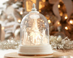 white Christmas tabletop accent