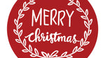 red metal holiday wall decor