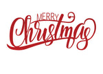 red christmas wall decor
