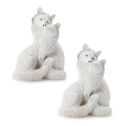 winter fox figurine