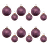 frosted glass ball ornament