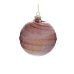swirl glass ornament close up