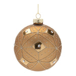 glam holiday glass ornaments