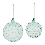 textured glass holiday decor