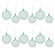 hobnail glass christmas ornaments