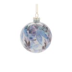 Modern Abstract Christmas Ornaments – Blue and White Decor