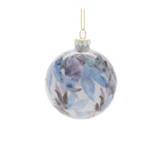 Modern Abstract Christmas Ornaments – Blue and White Decor