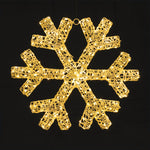 Snowflake Light 24"H – LED Warm White Christmas Decor by Melrose