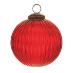 Farmhouse Holiday Ball Ornaments – Rustic Brass Caps