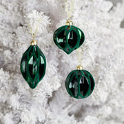 Assorted Shape Glass Christmas Ornaments – Ball, Onion, Oblong